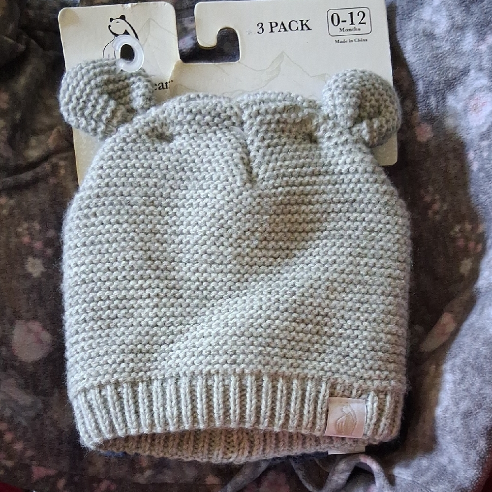 Cozy Knit Baby Hat with Ears